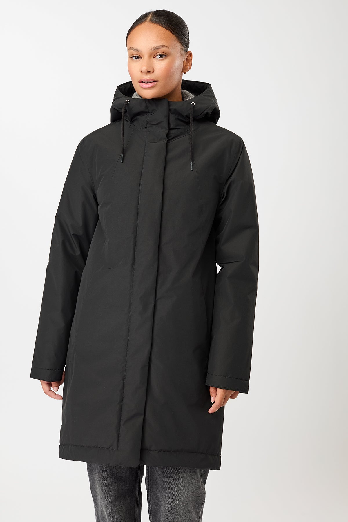 Coat Ariza by the fashion label LangerChen in the color Black