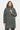 Winterparka für Damen in grau-grün