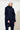 Cityparka aus Wolle mit Membran für Damen in dunkelblau