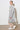 Damenmantel Coat Mira Long, silbergrau, Seitenansicht