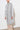 Damenmantel Coat Mira Long, silbergrau, Vorderansicht