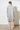 Damenmantel Coat Mira Long, silbergrau, Hinteransicht