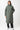 Langer 'Eco-Down-Parka' für Damen mit innenliegenden Daunenkammern in grün