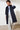 Damen Mantel Blain in Navy-Blau, Vorderansicht offen