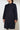 Damen Mantel Blain in Navy-Blau, Vorderansicht geschlossen