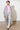 Damen Parka Lansing in Silver-Grau, Frontansicht offen