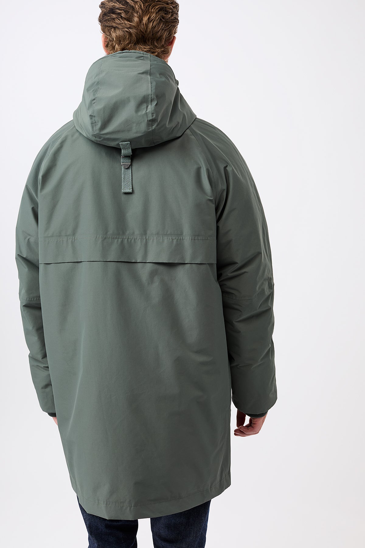 Herren Parka grün
