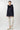 Damen Kurz Parka Lismore Short in Navy-Blau, Vorderansicht offen