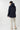 Damen Kurz Parka Lismore Short in Navy-Blau, Rückenansicht