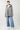 Damen Kurz Parka Lismore Short in Reed-Grau, Vorderansicht offen
