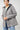 Damen Kurz Parka Lismore Short in Reed-Grau, Vorderansicht offen