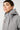 Damen Kurz Parka Lismore Short in Reed-Grau, Detailansicht