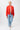Damen Jacke Tamala in Poppy-Rot, Vorderseite offen