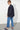 Damen Jacke Burnham in Navy-Blau, Seitenansicht