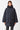 Parka Oversized warm gefüttert in dunkelblau für Damen