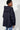 Damen Kurz Parka Killen Short in Navy-Blau, Rückenansicht