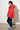Damen Kurz Parka Killeen Short in Poppy-Rot, Seitenansicht