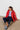 Damen Kurz Parka Killen Short in Poppy-Rot