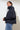 Damen Kurzparka Chevak in Navy-Blau, Seitenansicht