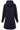 Damen Parka Livonia in Navy-Blau, Rückenansicht