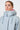 Damen Parka Livonia in Marlin-Blau, Detailansicht