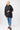 Damen Jacke Turnor in Schwarz, Vorderseite mit Tasche
