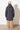 Fishtail Parka im lässigen Oversized-Look für Damen warm gefüttert in blau-grau mit Kapuze