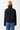 Taillenkurze Jacke mit hohem Kragen aus Wolle für Damen in carbon-schwarz