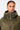 Beidseitig tragbare Bomber-Jacke für Damen in olive-grün