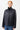 Wattierte Jacke mit kleinem Kragen für Damen in dunkelbau