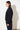 Blouson-Jacke mit Strickbund und Druckknöpfen für Damen in dunkelblau