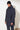 blauer Herrenparka warm gefüttert