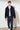 Herren Jacke Macklin in Navy-Blau, Vorderansicht offen