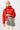 Damen Jacke Turnor in Poppy-Rot, Vorderansicht mit Tasche