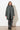 Winterparka für Damen in grau-grün