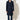 Kurzmantel für Damen in navy 