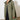 Damen Parka Risana in Olive-Grün, Vorderansicht offen