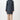 Cityparka aus Wolle mit Membran für Damen in blau-grau