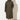 Langer Wollparka mit großer Kapuze für Damen in olive-grün