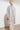 Damenmantel Coat Mira Long, silbergrau, Vorderansicht