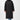 Langer 'Eco-Down-Parka' für Damen mit innenliegenden Daunenkammern in schwarz