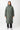 Langer 'Eco-Down-Parka' für Damen mit innenliegenden Daunenkammern in grün