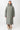 Langer 'Eco-Down-Parka' für Damen mit innenliegenden Daunenkammern in grau-grün