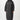 Wattierter  Damen Parka mit Karo-Stepp schwarz