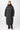 Wattierter  Damen Parka mit Karo-Stepp schwarz
