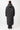 Wattierter  Damen Parka mit Karo-Stepp schwarz