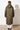 Wattierter  Damen Parka mit Karo-Stepp in olive-grün