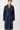 Langerchen Kurzer Mantel für Frauen in Blau - Front