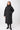 Langerchen Langer Mantel für Frauen in Schwarz- Front