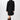 Langerchen Langer Mantel für Frauen in Schwarz- Outfit Front